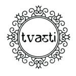 Tvasti Logo b &w-01